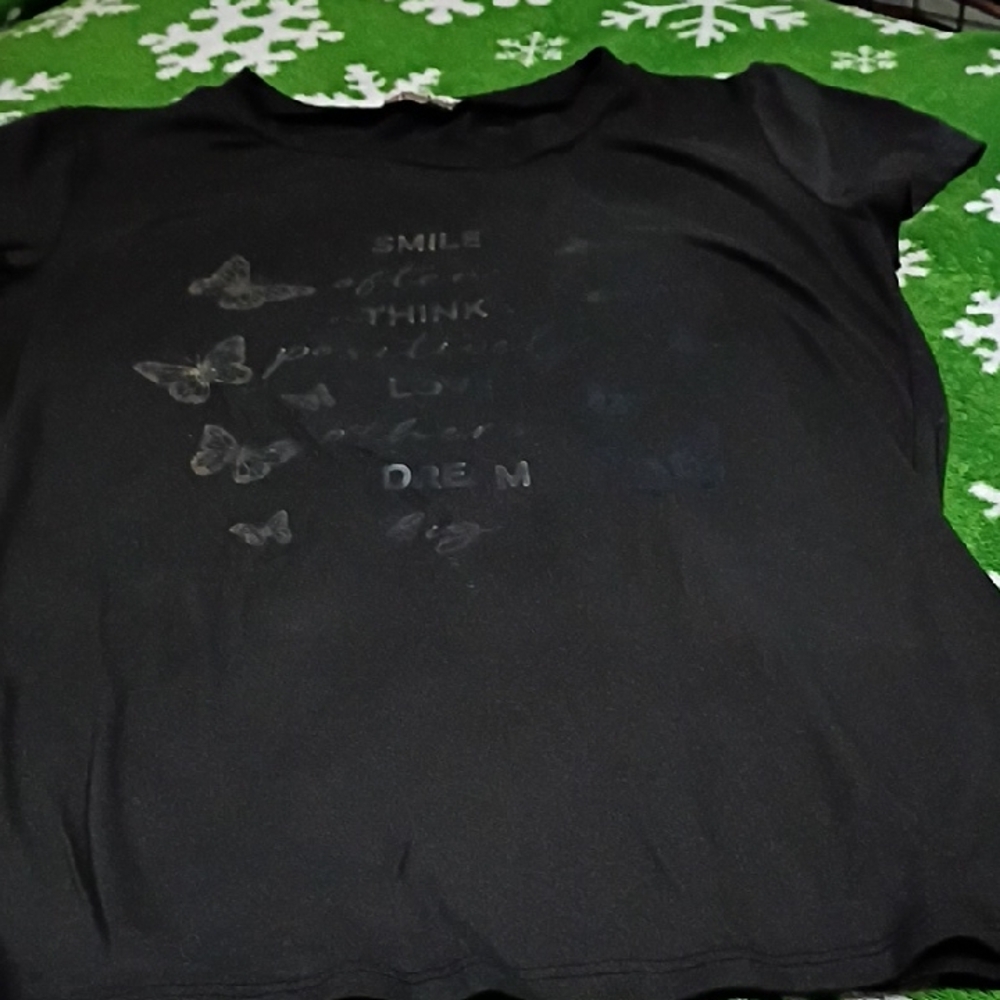 TeenBell Black Short Sleeve Tee